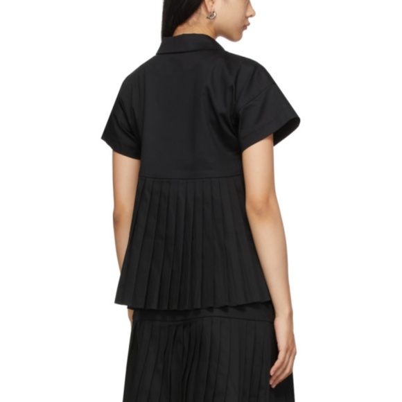KIKA VARGAS Aida Polo Pleated Top - Picture 5 of 5